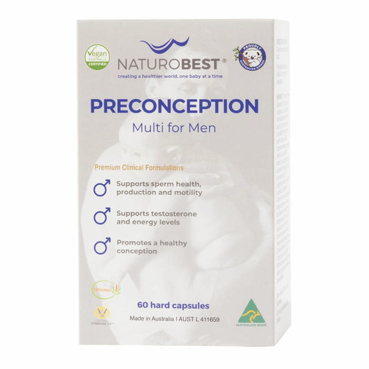 NaturoBest Preconception Multi for Men - 60 Capsules